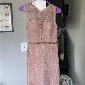 Cute tight fitted dress above knee length